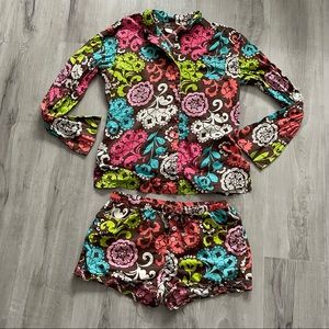 Vera Bradley 2 piece Pajama set M